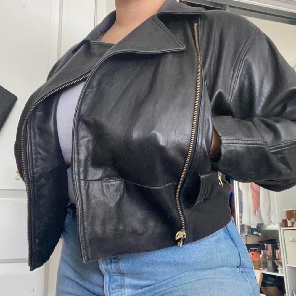 Vintage leather jacket